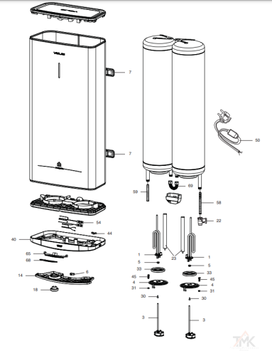 Электрический водонагреватель ARISTON ABS VLS PRO R 80 (3700709) фото 5