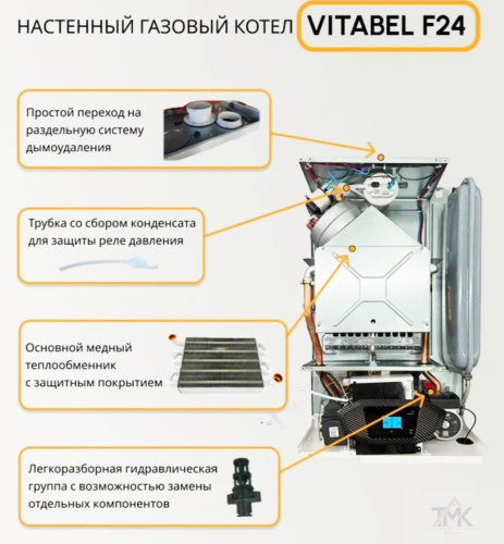 Газовый котел Ferroli Vitabel F24 фото 7