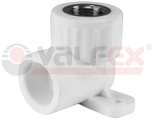 Угольник для смесителя (водорозетка) с внутренней резьбой Valfex