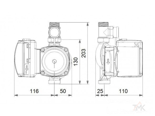 Насос повышения давления Grundfos UPA 15-160 фото 2