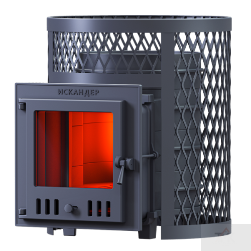 Банная печь Технолит Искандер 25 (M) в сетке