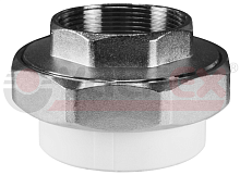 Муфта полипропиленовая комбинированная разъёмная (американка) с внутренней резьбой Valfex