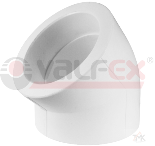 Угольник полипропиленовый 45° Valfex