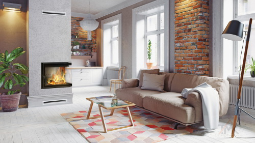 Топка каминная Kratki Lucy 12 R/BS Slim фото 6