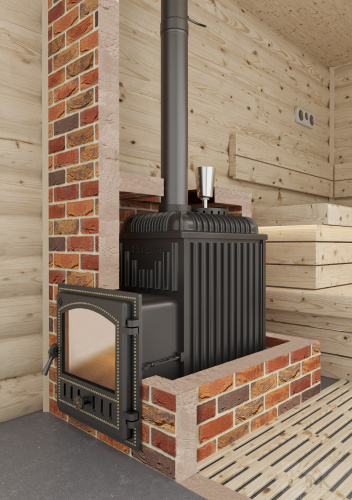 Печь для бани Эверест 24 Легкий пар (280) под обкладку фото 3