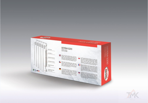 картинка Алюминиевый радиатор Standard Hidravlika Ostrava S200+ фото 2