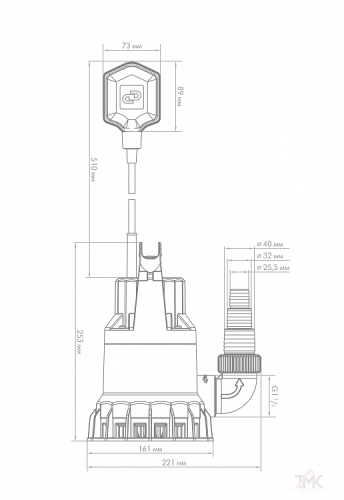 Дренажный насос ДЖИЛЕКС ДРЕНАЖНИК 85/6 фото 4