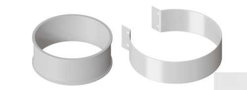 Хомут комплект KRATS D100 H-01