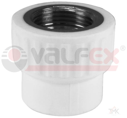 Муфта полипропиленовая комбинированная переходная (внутренняя резьба) Valfex