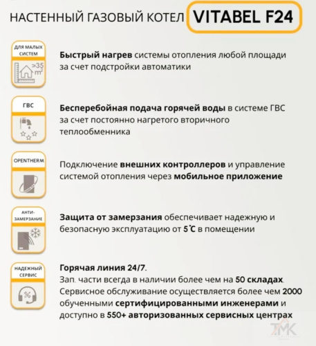 Газовый котел Ferroli Vitabel F24 фото 6