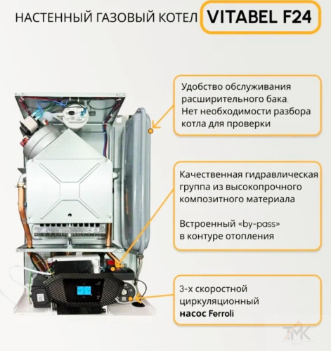 Газовый котел Ferroli Vitabel F24 фото 8