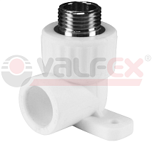 Угольник для смесителя (водорозетка) с наружной резьбой Valfex
