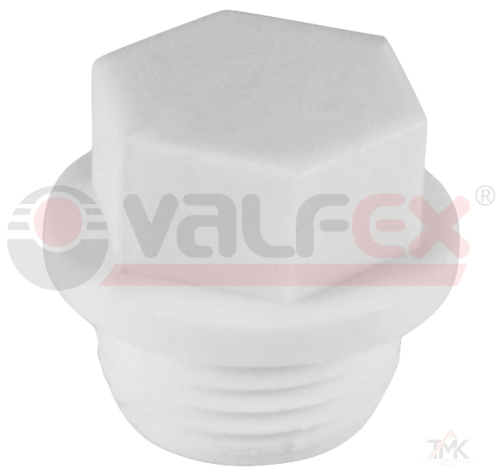 Заглушка полипропиленовая резьбовая Valfex